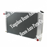 Ventilateurs de carter de radiateur en aluminium à 3 rangées pour camions CHEVY C10 C K 10 20 30 1967-1972
