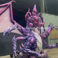 Dragon animatronique sur mesure à six bras, modèle de monstre robot de style fantastique ou anime, à vendre