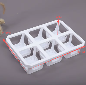 Maceta Minimalista para Bonsái y Suculentas, de Plástico, con 6 Orificios, Multicolor, para Escritorio - Product Image 3