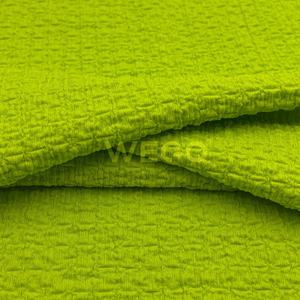 थोक 100% पॉलिएस्टर बुलबुला कपड़े बुना हुआ क्रेप बबल क्रीम खिंचाव ठोस रंगीन कपड़े - Product Image 1