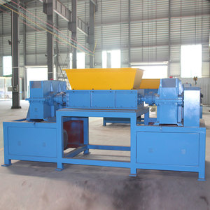 Double Shaft Shredder Recycling <b>Machine</b> Pump for <b>Tire</b> Waste Plastic Crushing PLC Controlled High Safety New Product D - Product Image 5