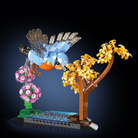 Mould King 10151 Nouveaux Ornements MOC Modèle d'Oiseau Créatif Kit de Divertissement et d'Exposition pour Adultes Cadeau 609 Pièces Ensembles de Blocs de Construction
