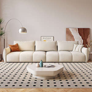 Juego de sofás en forma de L, muebles para sala de estar, sofá nórdico grande, sofá suave para sala de estar, sofá modular de cuero, sofá relajante - Product Image 2