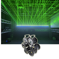 Proyector de Luces Láser de Animación a Todo Color RGB, Diseño Especial para Discotecas, Clubes, Fiestas, DJ, DMX ILDA Profesional para Interiores