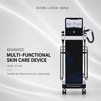 Appareil de microdermabrasion au diamant pour le visage, à usage professionnel en salon, avec eau H2O2