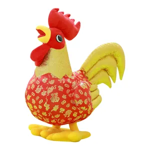 Wholesale stuffed toy custom anime pillow soft plush rooster toy