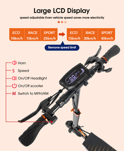 Vente flash - Scooter tout-terrain T4pro 28 MPH pour adultes, pliable, électrique, Royaume-Uni, États-Unis - Product Image 3