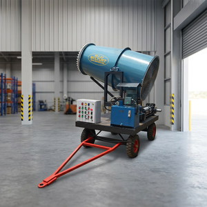 New Portable Trolley Mounted Diesel-<b>Powered</b> High Pressure Cleaner Fog Cannon | Multi-Mode Water Fog <b>Sprayer</b> Automatic Rotation - Product Image 3