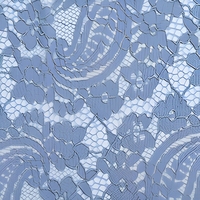 Tissu en dentelle jacquard tricoté 30% nylon 50% coton 20% rayonne léger de haute qualité motif cachemire 170 g/m² pour robes