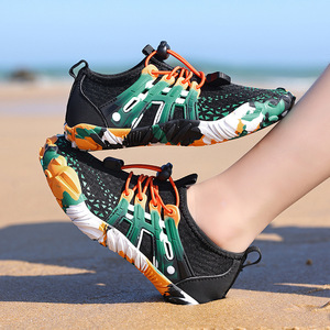 Chaussures d'eau pour hommes, maille respirante, pour l'extérieur, pour la randonnée en rivière, toutes saisons, bout fermé, semelle en caoutchouc, taille 27-40 - Product Image 1