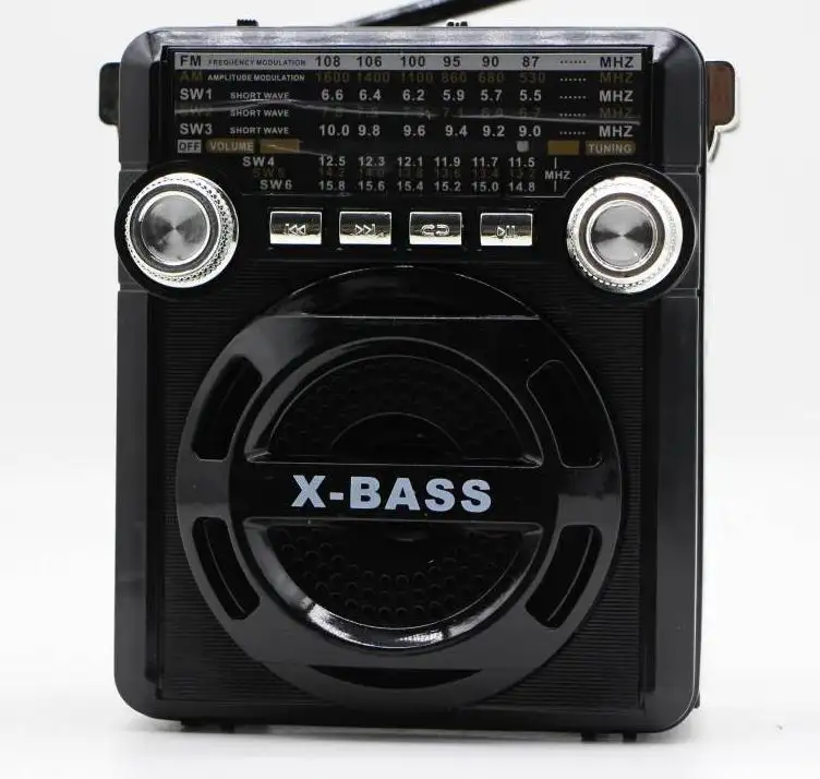 Produsen Radio Portabel Speaker Bawaan 8 Band Radio Fm Isi Ulang Portabel