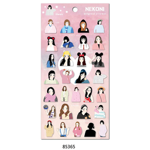 Nekoni Adesivi Cartoon Caratteri Adesivi per Adesivo Decalcomanie Kid Personalizzato Autoadesivo Del PVC Del Vinile Della Decalcomania Decalcomanie Decorative - Product Image 5