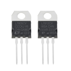 100 PCS LM7805 L7805 7805 Voltage Regulator IC TO-220 - 5V Regulator Bulk Pack