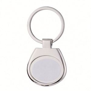 Manufacture Sublimation Keyrings Customized Blank Metal Heart Transfer Printing Keyholder DIY Keychains - Product Image 4