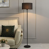 Lámparas de Pie Modernas para Dormitorio, Decoración del Hogar, Lámpara de Pie Vintage de Lujo para Sala de Estar