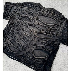 DOMEI Produttore di <span class=keywords><strong>T</strong></span>-Shirt Vintage per Uomo con Basso MOQ, Personalizzabili, Estive, Effetto Usurato, Stile <span class=keywords><strong>Punk</strong></span>, Alta Qualità, Lavaggio Acido - Product Image 3