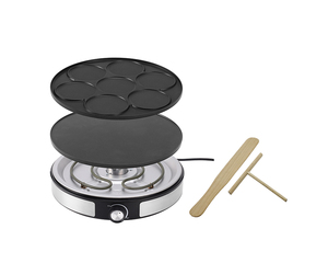 Nuovo Design 3 in 1 macchina elettrica per crêpe e Pancake portatile antiaderente pizzaiolo in Crepe automatico - Product Image 3