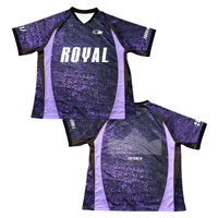 T-shirt streetwear surdimensionné personnalisé de qualité supérieure, jersey brodé avec logos imprimés, respirant, en polyester, coupe ample, style rétro, maillots de football
