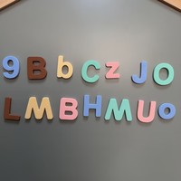 Aimants Alphabet Esthétiques Codés par Couleurs, Majuscules et Minuscules, Aimants de Réfrigérateur, Jouet d'Éveil à la Lecture pour Enfants en Âge Précoce