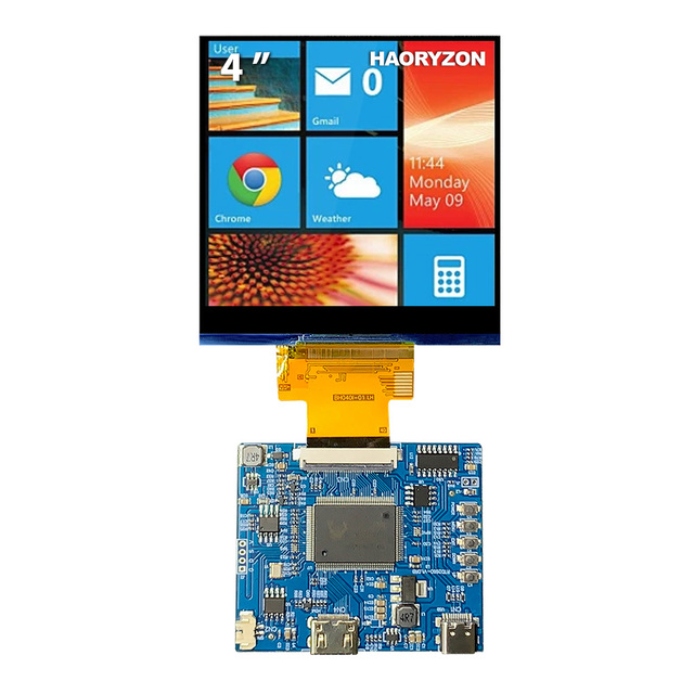 HAORYZON Wholesale Price Mini TFT 4 Inch IPS Lcm Screen Module 480x480 Touch Screen Display for Industrial Handheld Terminals