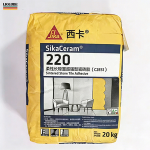 <span class=keywords><strong>Adhésif</strong></span> pour <span class=keywords><strong>carrelage</strong></span> en pierre frittée SikaCeram 220 C2ES1 20KG Gris Convient pour le collage <span class=keywords><strong>de</strong></span> dalles céramiques <span class=keywords><strong>de</strong></span> grande taille sur les murs intérieurs - Product Image 1