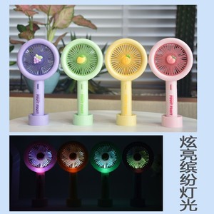 Handheld <b>Mini</b> <b>Fan</b> Fruit Design Colorful Portable Rechargeable <b>USB</b> Silent Outdoor <b>Fan</b> - Product Image 1