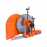Machine de découpe murale avancée avec système de scie à chenilles et coupe de fil pour travaux en béton armé