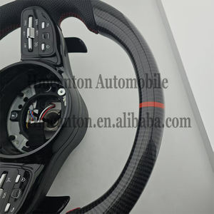 Volant en cuir en fibre de carbone populaire en gros pour Mercedes Benz W177 W213 W204 W205 W211 C257 AMG - Product Image 2