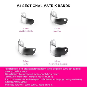 La Cina ha fornito la fonte di alimentazione manuale strumenti chirurgici dentali contornati matrici bande sezionali matrice dentale per ortodontico - Product Image 3