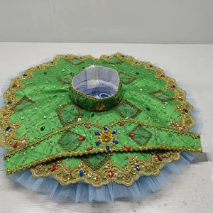 Profesional 2 piezas 9-12 capas plato tutú niñas clásico panqueque tutú <span class=keywords><strong>bailarina</strong></span> verde <span class=keywords><strong>Cascanueces</strong></span> YAGP Tutus - Product Image 1