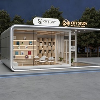 Capsule spatiale mobile Apple Homestay Star Room pour kiosque, boutique, bureau, salle d'étude, tourisme, station balnéaire, glamping