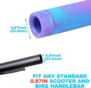 Cubierta de Manillar al por Mayor de Goma y Silicona Antideslizante para Bicicletas BMX y Cruiser para Niños - Product Image 2