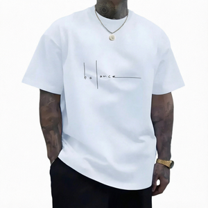 Meilleures ventes – Vente directe fabricant – T-shirt décontracté ample en coton imprimé numérique à séchage rapide, 220 grammes, motif lettres longues, pour usage quotidien - Product Image 1