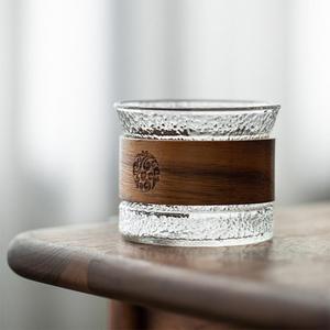Bán buôn Borosilicate Glass Tea Cup cà phê độc đáo Mug Glass Coffee cup với gỗ cho Cà Phê Trà - Product Image 4