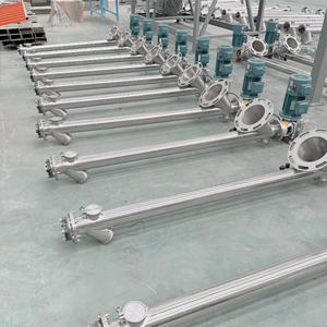 Convoyeur à vis en acier inoxydable réglable résistant à la corrosion Tesheng, type tube, 1-1000 (t/h), pour matériaux en poudre/granulés - Product Image 6