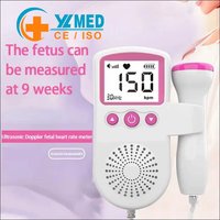 Doppler fœtal YULIN, moniteur de rythme cardiaque portable pour bébé, pour utilisation à domicile pendant la grossesse, sonde avec écran LCD numérique, détecteur de fréquence cardiaque fœtale