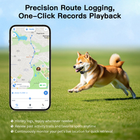 Mini Traceur GPS 4G pour Animaux de Compagnie (Chien et Chat) – Anti-perte, Géorepérage, Suivi de Santé – Dispositif de Suivi pour Collier et Harnais