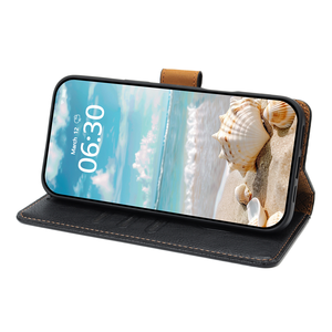 Funda <span class=keywords><strong>de</strong></span> cuero para teléfono móvil <span class=keywords><strong>de</strong></span> bajo <span class=keywords><strong>precio</strong></span> para Infinix Zero X Neo Hot 12 Play 11 Note 12 Pro Smart 6 Plus, funda <span class=keywords><strong>de</strong></span> libro con billetera magnética - Product Image 4