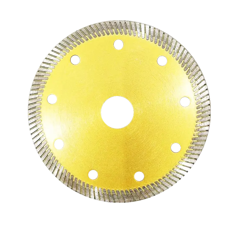 Disco da taglio a lama di diamante Turbo in granito per gres porcellanato marmo vendita calda 125mm personalizzato OEM pressa a caldo 10mm