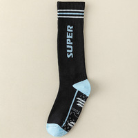 Chaussettes de yoga pour femmes, chaussettes d'été en coton, chaussettes de Pilates personnalisées antidérapantes, chaussettes longues pour le sport et le fitness en intérieur
