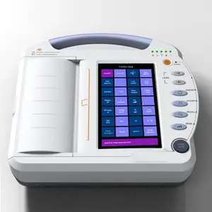 10 Inch Color Touch Screen Medical 12 Channel ECG Portable Digital Electrograph 12 Channel ECG 12 Channel Machine