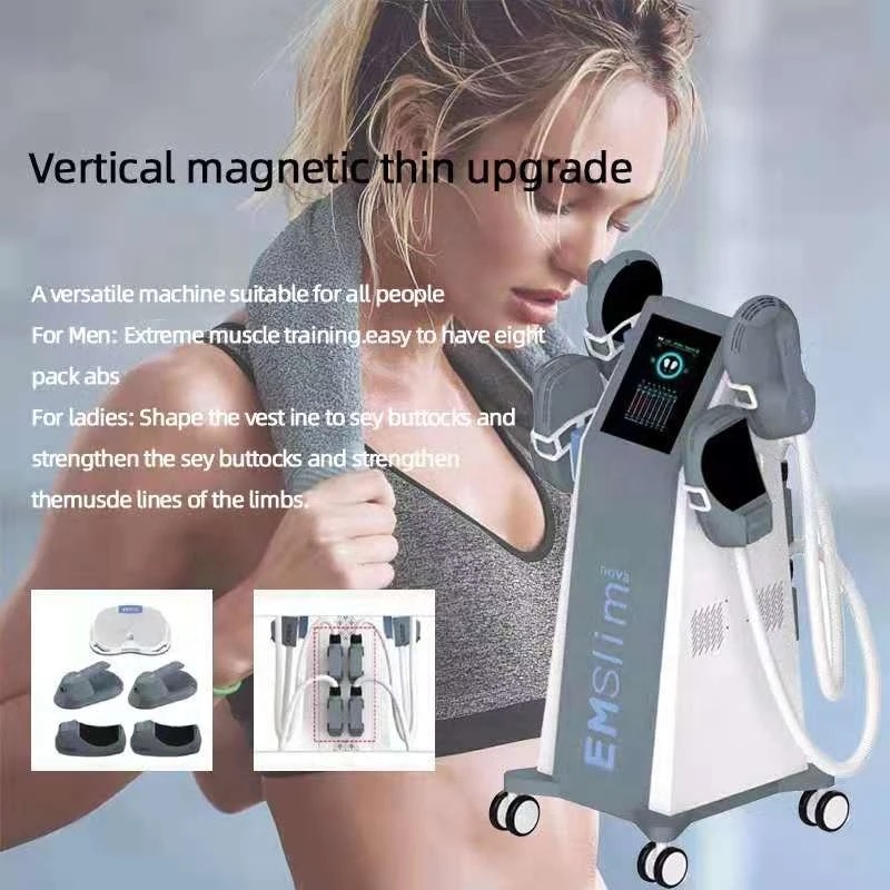 Emslim nova muscle training fat removal skin tightening with tesla hiemt ems rf heating energy 2 in 1