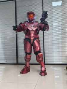 High Quality Fighter Captain Robot Mecha Clothing Cosplay <strong>Costume</strong> New Arrival Wearable Adult Dancerwear Performance Set - Product Image 4