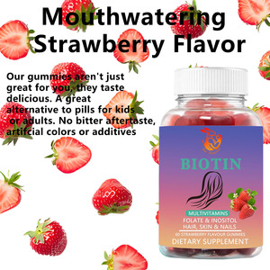 Top Quality Biotin Gummies with Multivitamin & Pantothenic Acid & Zinc Boost Collagen Production Support Healthy Metabolism - Product Image 3