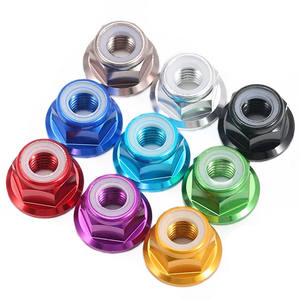 M2M3M4M5M6M8 <span class=keywords><strong>Ecrou</strong></span> de blocage en aluminium anodisé rouge/noir/bleu/bleu clair/orange/doré/violet/rose/argent/gris - Product Image 4