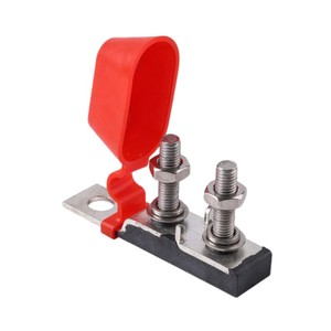 2P 2Way Battery <strong>Fuse</strong> <strong>Terminal</strong> <strong>Block</strong> 58V 30A to 500A Marine Rated Double Dual Stud Car <strong>Fuse</strong> Holder for New Energy Storage Battery - Product Image 1