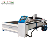 Machine de découpe de raccords coudés en tôle pour CVC YUFON 63A, machine de découpe plasma CNC Huayuan en promotion