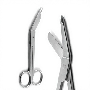 Ciseaux à pansements Lister de 13 cm en acier inoxydable, ciseaux médicaux chirurgicaux pour infirmières - Product Image 1