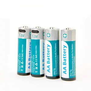 USB AA Rechargeable Battery 1.5V Lithium AAA Batteries