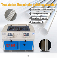 Machine de polissage de tubes métalliques sans centre Xieli, moteur haute efficacité, contrôle automatique pour l'extérieur des tuyaux en aluminium et en cuivre